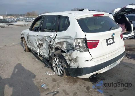 2013 BMW X3 xDrive28I from USA, damaged, VIN 5UXWX9C58D0A28783